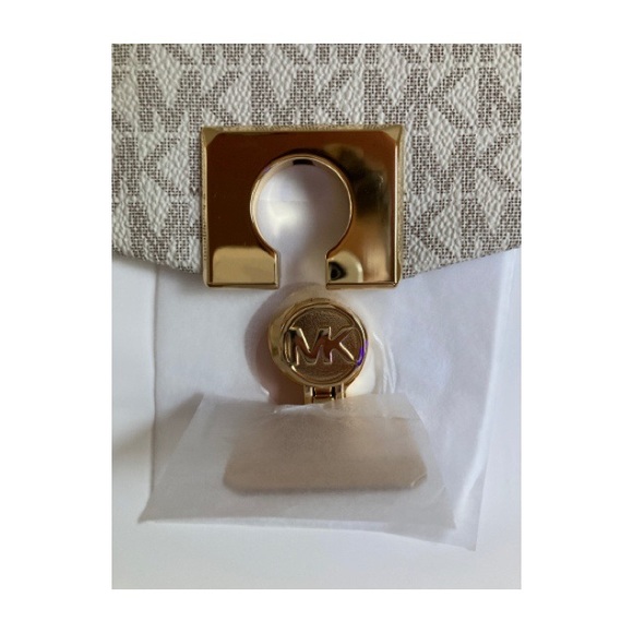 Michael Kors Lita Med Two Tone Logo Xbody Bag - Picture 6 of 11